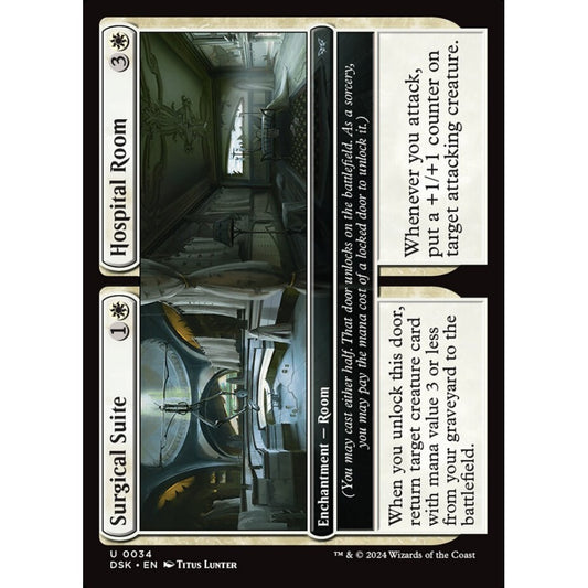 Surgical Suite // Hospital Room, 34, uncommon, Magic: The Gathering, Duskmourn: House of Horror