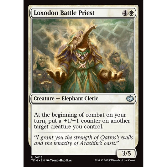 Loxodon Battle Priest uncommon 15 Magic the Gathering Tarkir: Dragonstorm