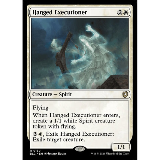 Hanged Executioner, 139, rare, Magic: The Gathering, Bloomburrow
