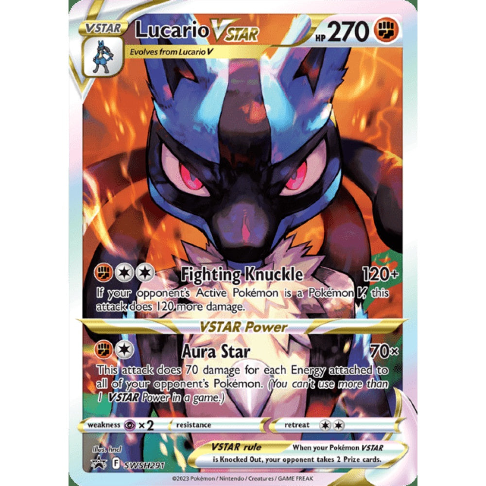 Lucario VSTAR Black Star Promo SWSH291 Pokemon Card Game Sword & Shield Promos
