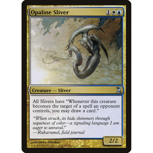 Opaline Sliver uncommon 244 Magic the Gathering Time Spiral