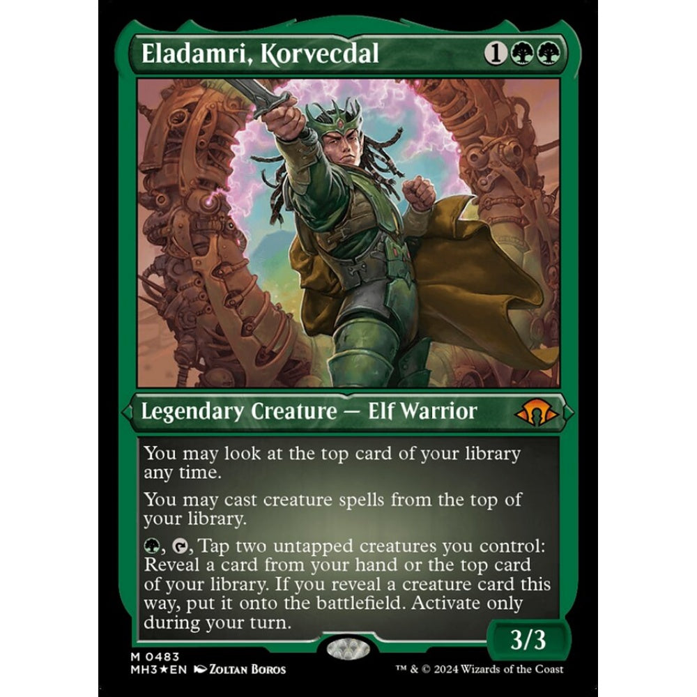 Eladamri, Korvecdal, 483, mythic, Magic: The Gathering, Modern Horizons 3