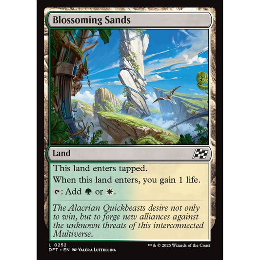 Blossoming Sands, 252, common, Magic: The Gathering, Aetherdrift