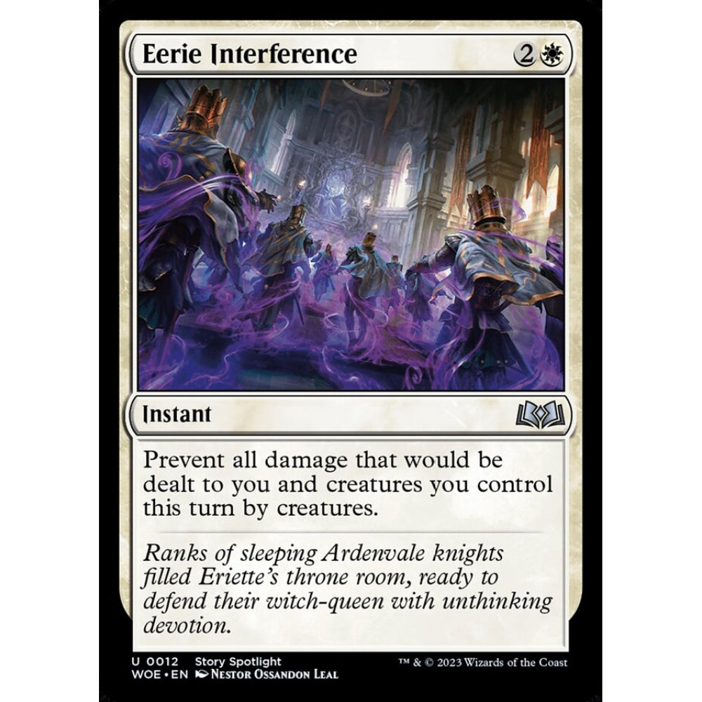 Eerie Interference, uncommon, 12, Magic the Gathering, Wilds of Eldraine