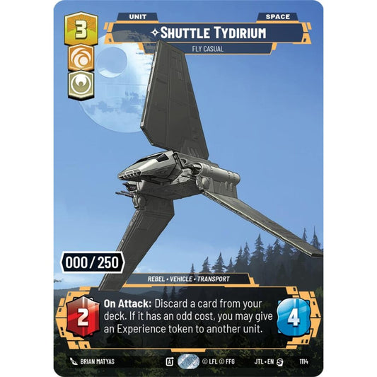 Shuttle Tydirium, S, JTL 1114) Prestige Serialized, Star Wars Unlimited