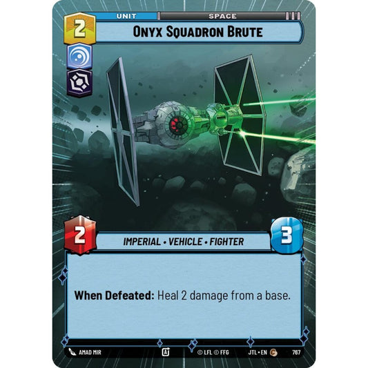 Onyx Squadron Brute, C, JTL 767) Hyperspace Foil, Star Wars Unlimited