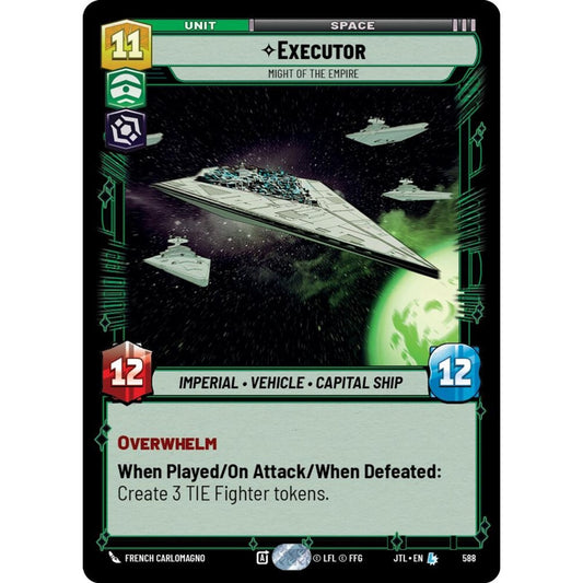 Executor, L, JTL 588) Foil, Star Wars Unlimited