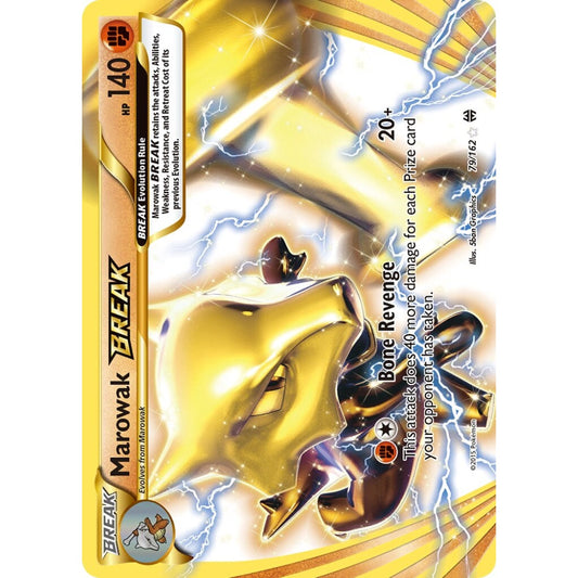 Marowak BREAK Rare BREAK 79/162 Pokemon Card Game BREAKthrough