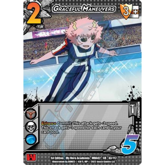 Graceful Maneuvers, 43/117, XR, UniVersus, MHA02 Crimson Rampage