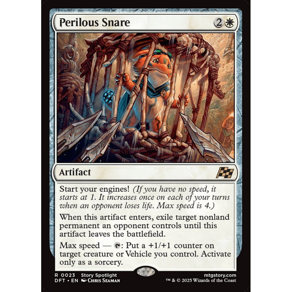Perilous Snare, 23, rare, Magic: The Gathering, Aetherdrift