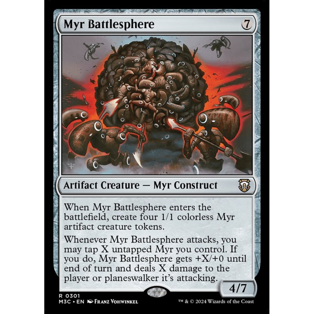 Myr Battlesphere, 301, rare, Magic: The Gathering, Modern Horizons 3