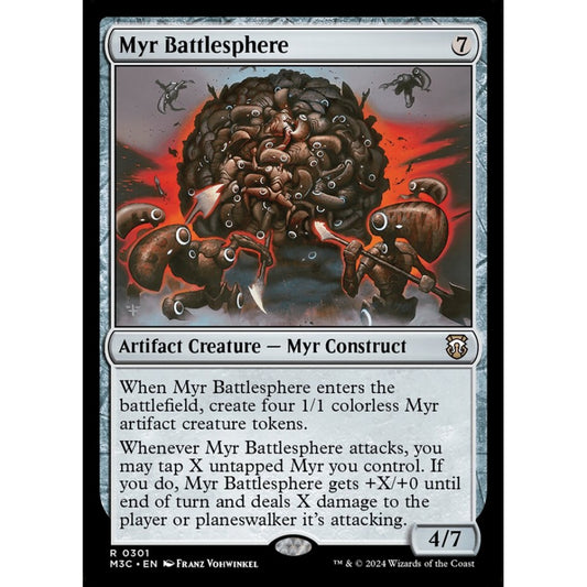 Myr Battlesphere, 301, rare, Magic: The Gathering, Modern Horizons 3
