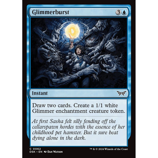 Glimmerburst, 62, common, Magic: The Gathering, Duskmourn: House of Horror
