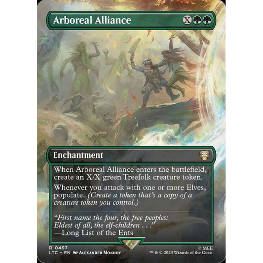 Arboreal Alliance, rare, 497, Magic the Gathering, Tales of Middle-earth Commander