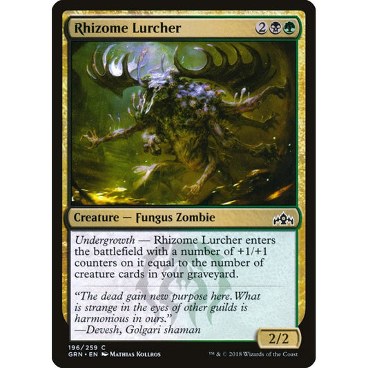 Rhizome Lurcher common 196 Magic the Gathering Guilds of Ravnica