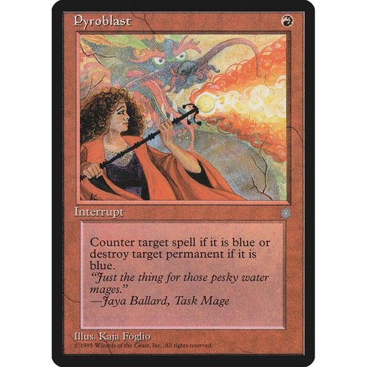 Pyroblast common 213 Magic the Gathering Ice Age