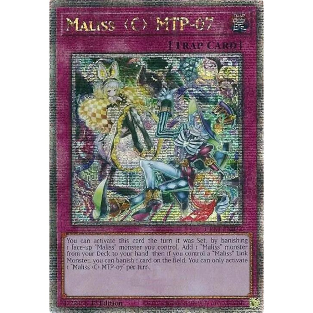 Maliss C MTP-07 (Quarter Century Secret Rare) CRBR-EN022 QCR Yu-Gi-Oh Crossover Breakers