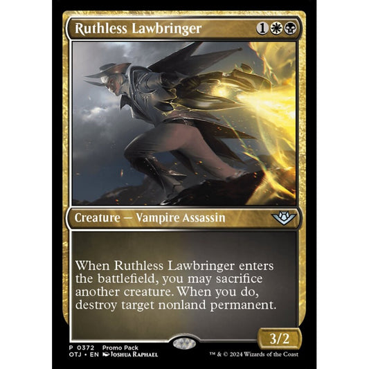 Ruthless Lawbringer, 372, uncommon, Magic: The Gathering, Outlaws of Thunder Junction