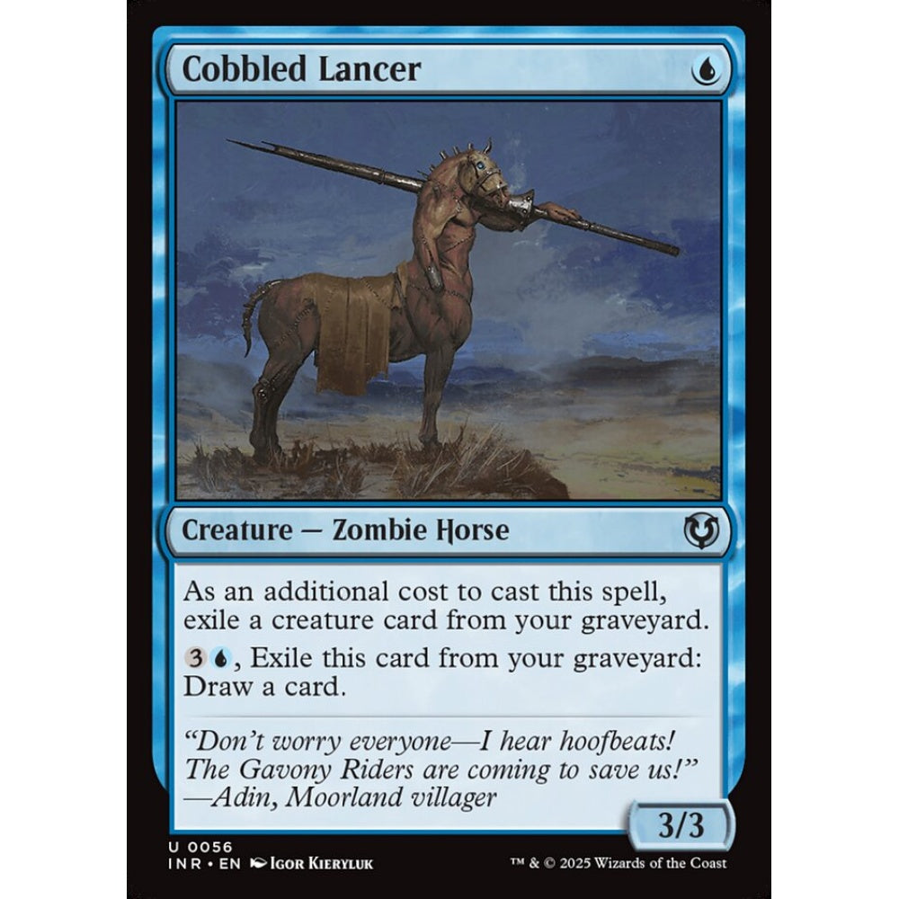 Cobbled Lancer, 56, uncommon, Magic: The Gathering, Innistrad Remastered