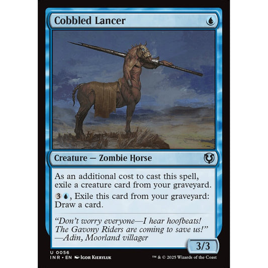 Cobbled Lancer, 56, uncommon, Magic: The Gathering, Innistrad Remastered