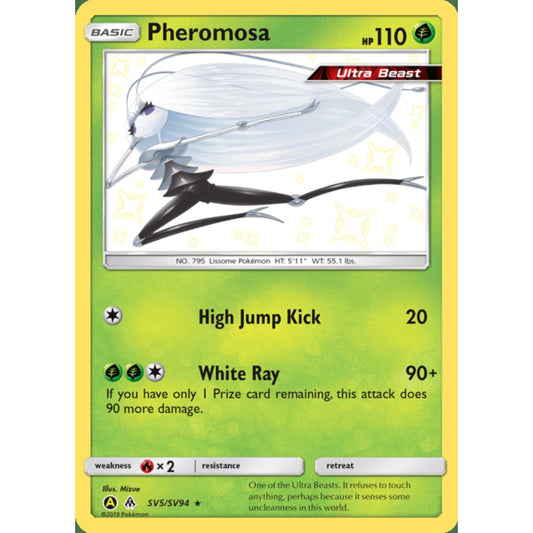 Pheromosa Double Rare SV5/SV94 Pokemon Card Game Hidden Fates