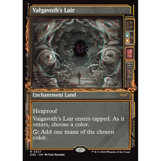 Valgavoth's Lair, 327, rare, Magic: The Gathering, Duskmourn: House of Horror