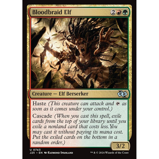Bloodbraid Elf, 743, uncommon, Magic: The Gathering, Foundations Jumpstart