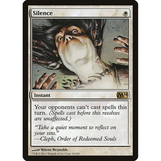 Silence rare 35 Magic the Gathering Magic 2014