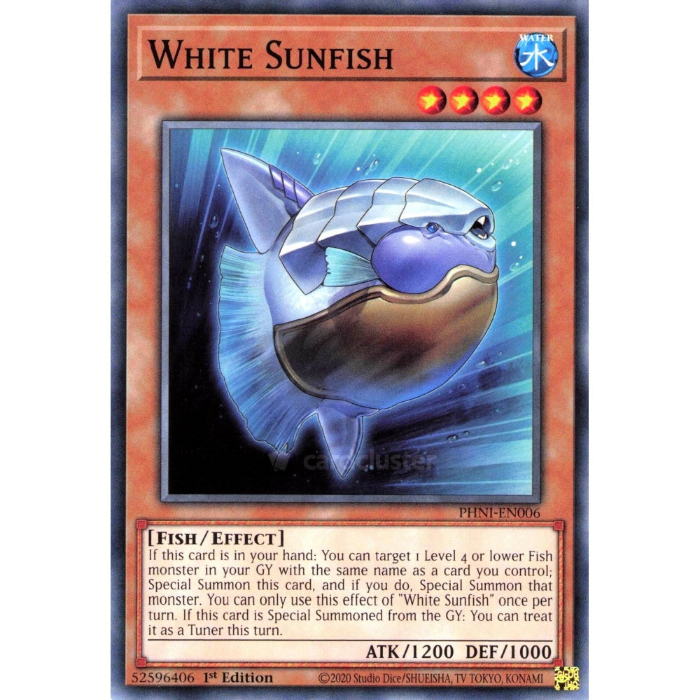 Yu-Gi-Oh! PHNI-EN006 White Sunfish