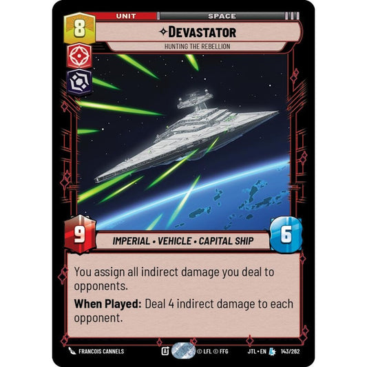 Devastator, L, JTL 143), Star Wars Unlimited