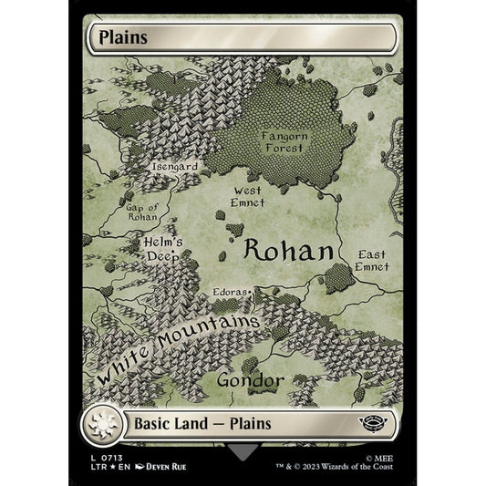 Plains, common, 713, Magic the Gathering, The Lord of the Rings: Tales of Middle-earth