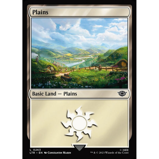 Plains, common, 263, Magic the Gathering, The Lord of the Rings: Tales of Middle-earth