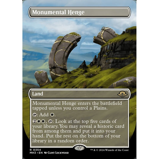 Monumental Henge, 354, rare, Magic: The Gathering, Modern Horizons 3