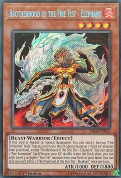 Brotherhood of the Fire Fist - Elephant - Fists of the Gadgets (Secret Rare) [FIGA-012]