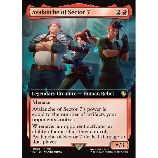 Avalanche of Sector 7 rare 150 Magic the Gathering Final Fantasy Commander