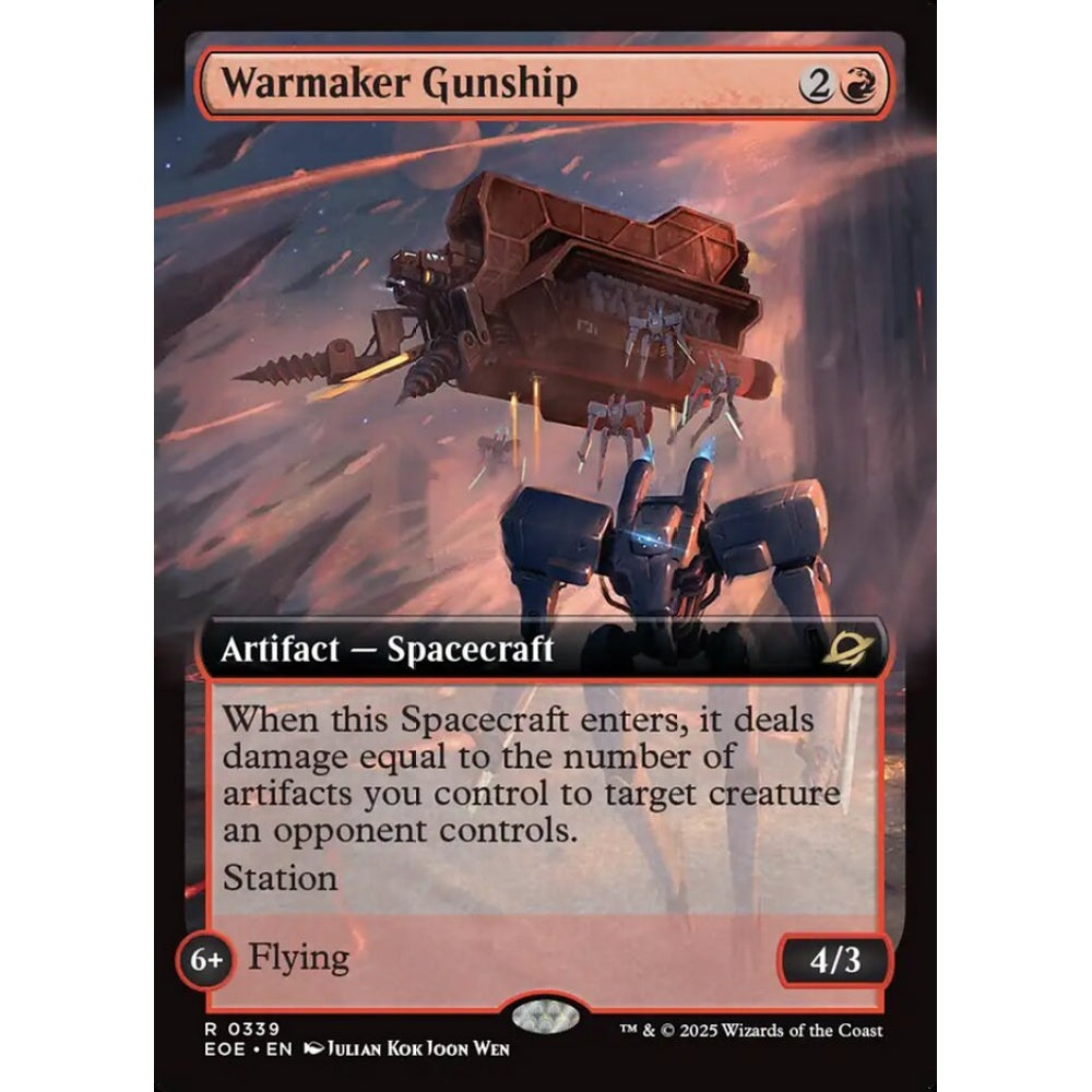 Warmaker Gunship rare 339 Magic the Gathering Edge of Eternities
