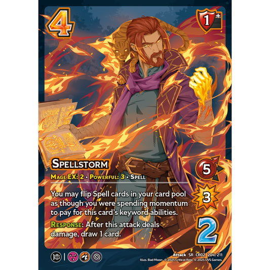 Spellstorm, 204/211, CR02, Universus, Critical Role: Heroes Of Exandria, Attack, SR