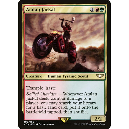 Atalan Jackal rare 105 Magic the Gathering Warhammer 40,000 Commander