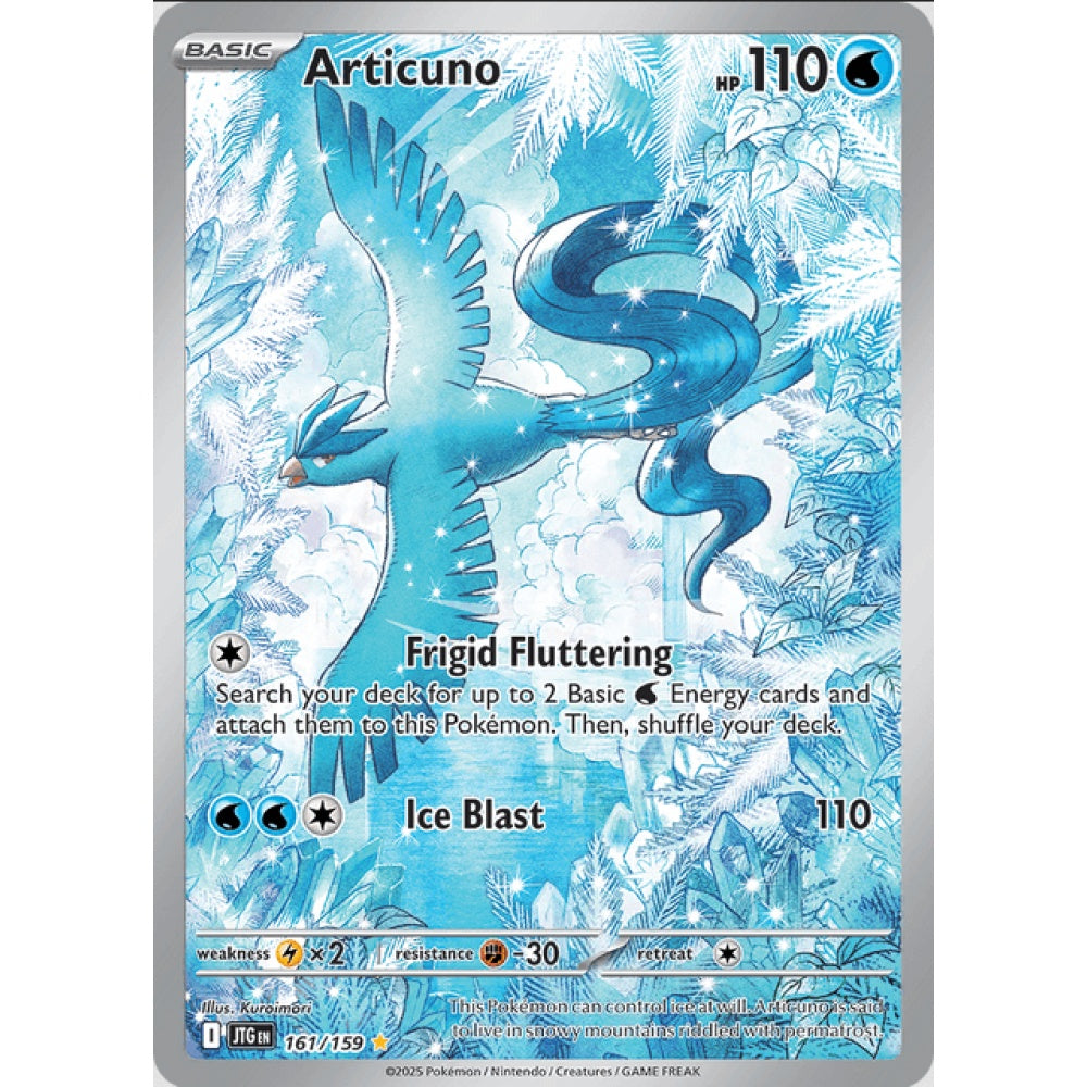 Articuno 161/159 IR Illustration Rare JTG Journey Together Pokemon