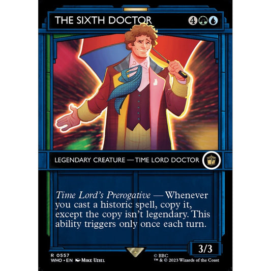 The Sixth Doctor rare 557 Magic the Gathering Doctor Who