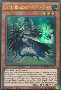 Beat, Bladesman Fur Hire - 2019 Gold Sarcophagus Tin Mega Pack (Ultra Rare) [MP19-247]