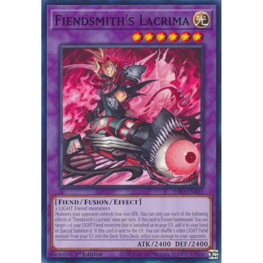 Fiendsmith's Lacrima INFO-EN035 Common Yu-Gi-Oh The Infinite Forbidden
