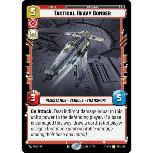 Tactical Heavy Bomber, R, JTL 152), Star Wars Unlimited