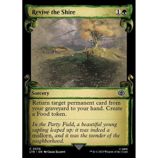 Revive the Shire, common, 636, Magic the Gathering, The Lord of the Rings: Tales of Middle-earth