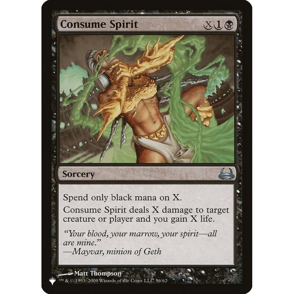 Consume Spirit uncommon DDC-56 Magic the Gathering The List