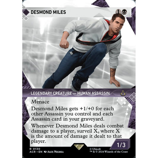 Desmond Miles rare 130 Magic the Gathering Assassin's Creed