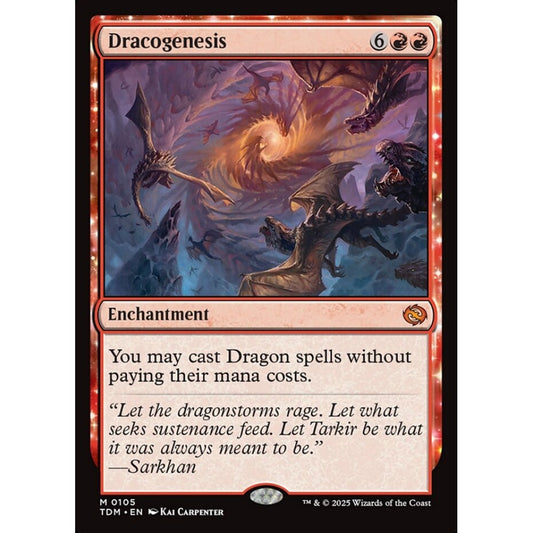 Dracogenesis mythic 105 Magic the Gathering Tarkir: Dragonstorm