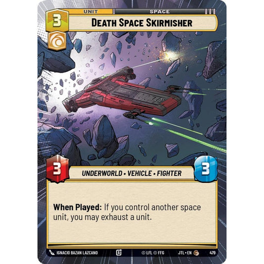 Death Space Skirmisher, C, JTL 479) Hyperspace, Star Wars Unlimited