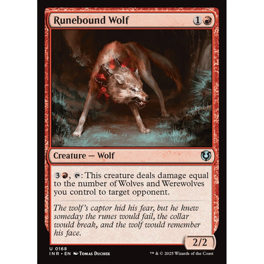 Runebound Wolf, 168, uncommon, Magic: The Gathering, Innistrad Remastered