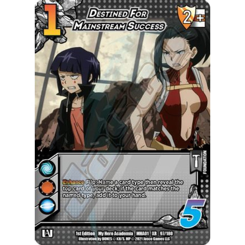 Destined for Mainstream Success, 97/180, XR, UniVersus, MHA01 My Hero Academia